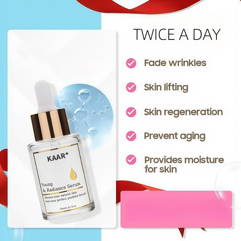 KAAR* Young & Radiance Serum | Gentle & Effective Daily Firming & Skin Tightening for Youthful, Radiant Skin✨️