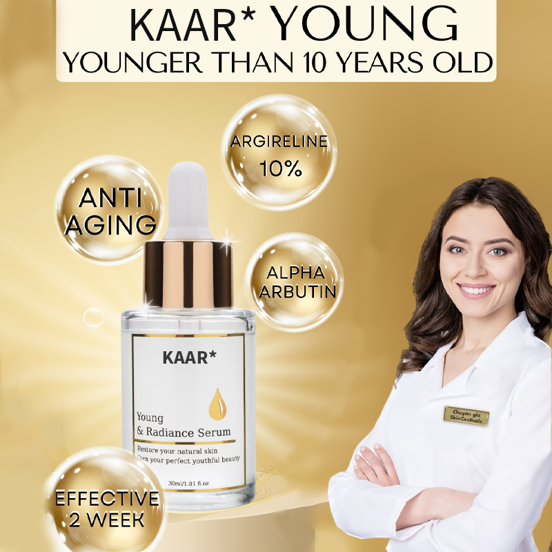 KAAR* Young & Radiance Serum | Gentle & Effective Daily Firming & Skin Tightening for Youthful, Radiant Skin✨️