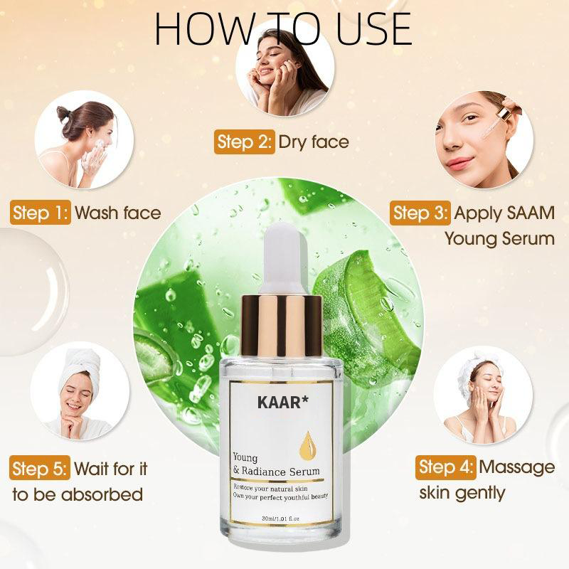 KAAR* Young & Radiance Serum | Gentle & Effective Daily Firming & Skin Tightening for Youthful, Radiant Skin✨️