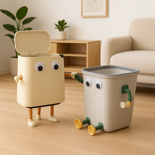 2Pcs DIY Tissue Box Decorative Foot Legs Self-adhesive Multifunctional Trash Can Hand Hook Holder Decoration Decorative Stuff