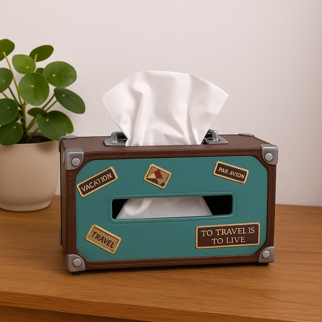 Retro Radio Tissue Box - Napkin & Paper Towel Holder