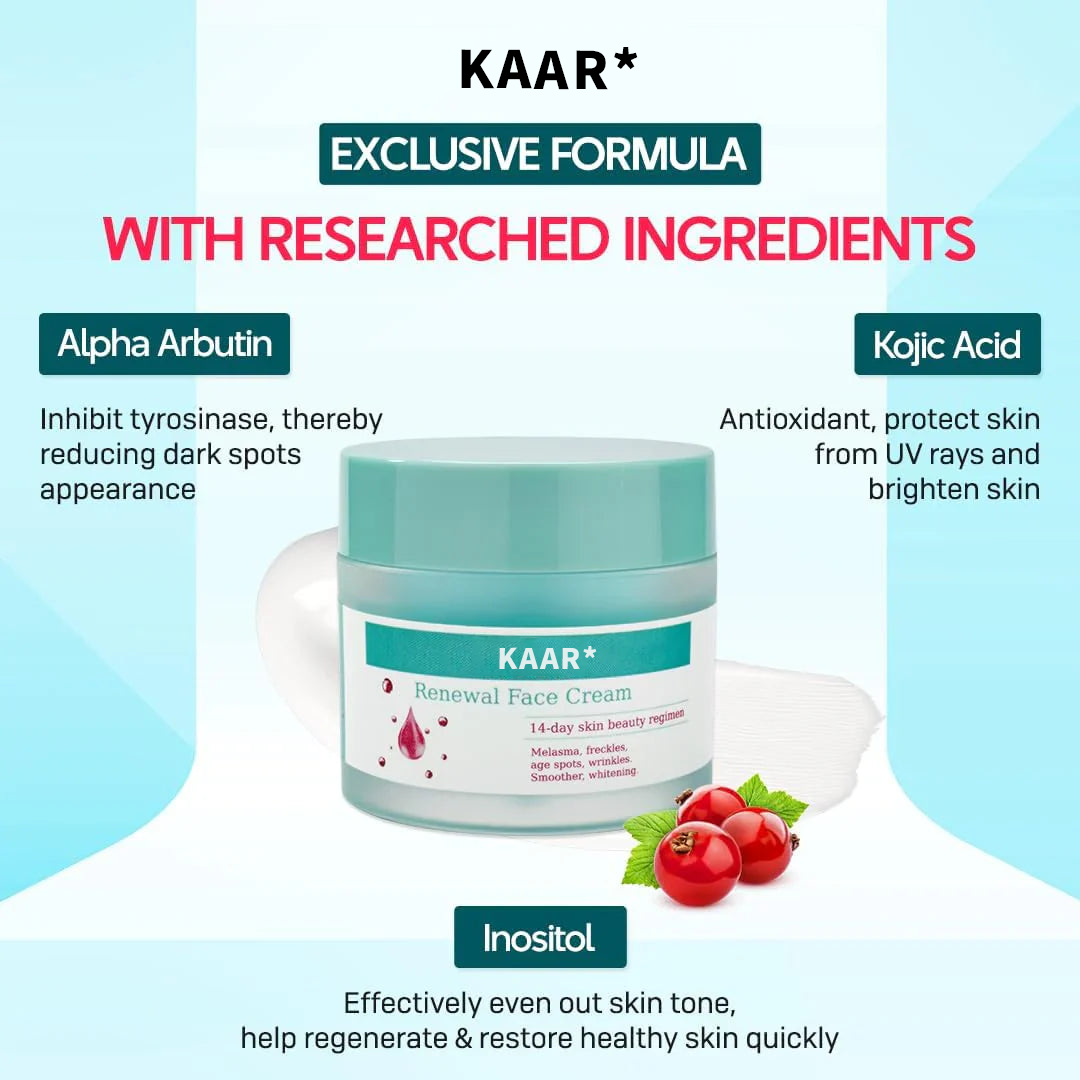 KAAR* Renewal Skin Firming Cream | Gentle & Effective Daily Firming for All Skin Types