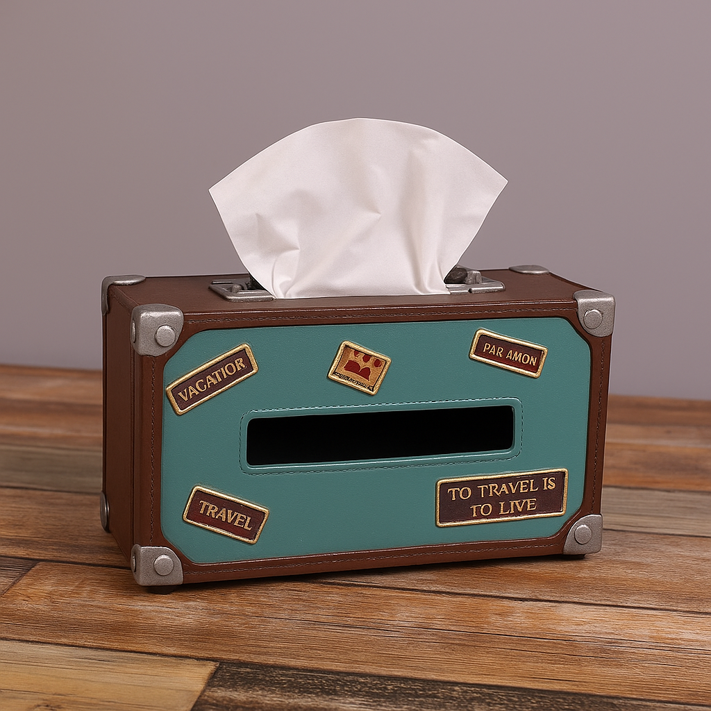 Retro Radio Tissue Box - Napkin & Paper Towel Holder