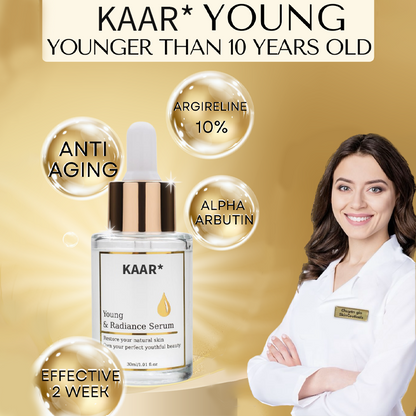 KAAR* Young & Radiance Serum | Gentle & Effective Daily Firming & Skin Tightening for Youthful, Radiant Skin✨️