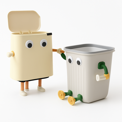 2Pcs DIY Tissue Box Decorative Foot Legs Self-adhesive Multifunctional Trash Can Hand Hook Holder Decoration Decorative Stuff
