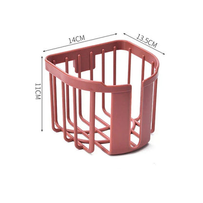 Punch-Free Wall-Mounted Toilet Paper Shelf – Bathroom & Kitchen Tissue Storage Box