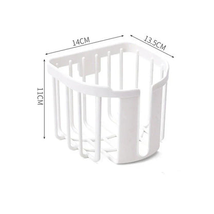 Punch-Free Wall-Mounted Toilet Paper Shelf – Bathroom & Kitchen Tissue Storage Box